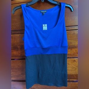 NWT Express dressy tank, Royal Blue, Royal Purple/Blue and Black.